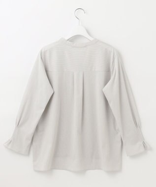 自由区 【XSサイズ～/洗える】トリコットジャージー プルオーバー ライトグレー系1