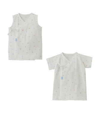 MIKI HOUSE HOT BISCUITS メッシュ短肌着2枚セット