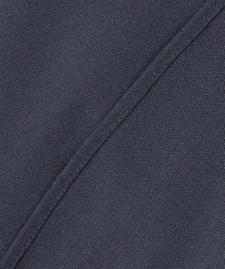 23区 【CLASSY.10月号掲載/洗える】TWマットクロス ペプラム ブラウス ネイビー系