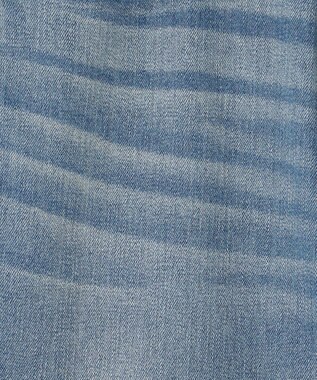 J.PRESS LADIES S 【洗える】BASIC STRETCH DENIM ボーイフィット パンツ ダルブルー系