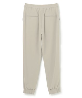 BEIGE， 【洗える】SENTIER / バックサテンジョグパンツ Taupe