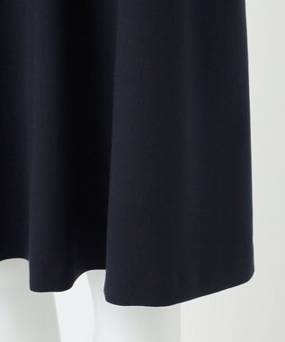 23区 S 【R(アール)】ダブルクロス 袖ボリューム ワンピース ネイビー系