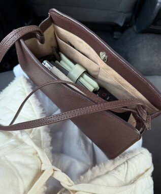 MORROW by thank 【石岡真実コラボ】NOAH ショルダーバッグ ダークブラウン