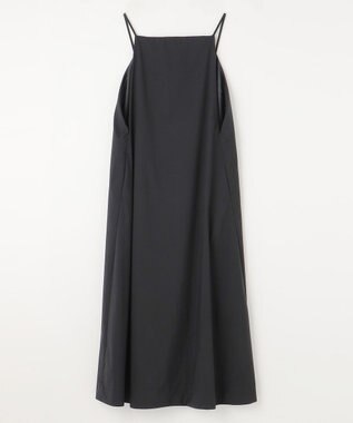 NAVE 【Nave・洗える/撥水加工/ストレッチ素材】ライトタフタ  キャミドレス ブラック系
