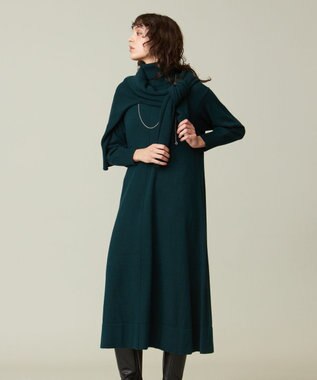  【WOMEN】ANTI PILLING WOOL Aラインワンピース