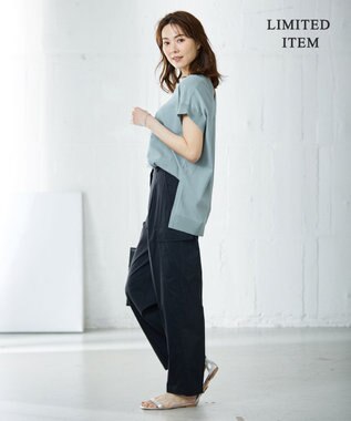 ICB 【WEB限定・洗える】エコナイロンストレッチ カーゴパンツ ネイビー系