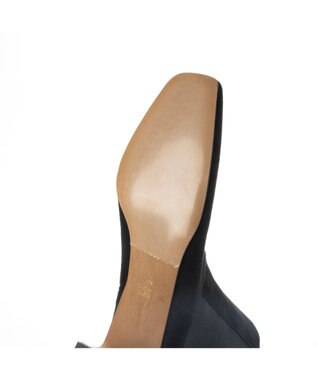 MODE ET JACOMO <MODE ET JACOMO>スクエアトゥサイドゴアブーツ ブラックスエード