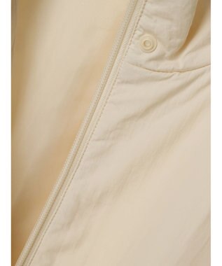 Green Parks 中わたスタンドカラーミドル丈ブルゾン Ivory