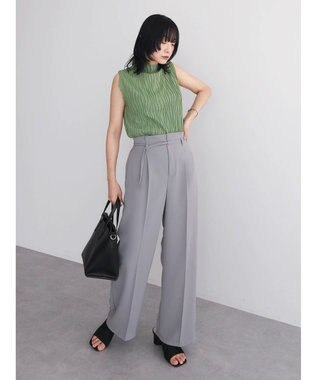 Green Parks ・Ｐｅｔｉｔ　Ｆｌｅｕｒ　ウェーブメロープルオーバー Green