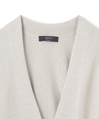 JOSEPH HOMME 【洗える/和紙使用】ウォッシャブルペーパー　カーディガン アイボリー系