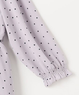 組曲 KIDS 【110-140㎝】キャサリンドット ワンピース ライトグレー系5