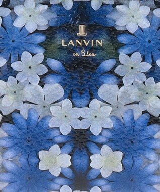 LANVIN en Bleu ブルフルール Lファスナー長財布 ブルー