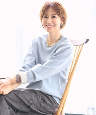 自由区 S 【カタログ掲載】スムージーラグランスリーブ ニット