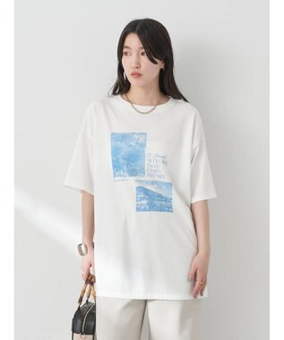 earth music&ecology フォトチュニックＴ Off White