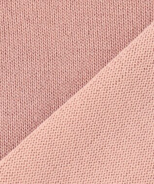 Feroux 【洗える】フリルスリーブニット ピンク系