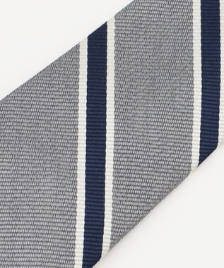 J.PRESS MEN 【STRUCTURE MIX COLLECTION】レジメンタル ネクタイ グレー系2