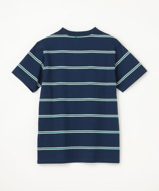J.PRESS KIDS 【140-170㎝】マルチボーダー 半袖Ｔシャツ ネイビー系1