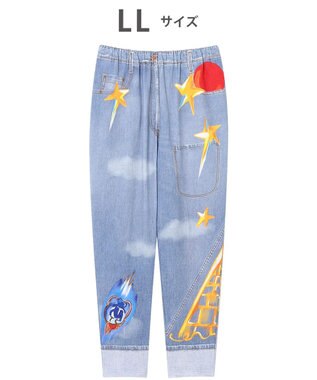 tsumori chisato SLEEP ツモリチサト ボトムス ロングパンツ ルームウェア ミニ裏毛素材 レディース UOX625 /ワコール ブルー