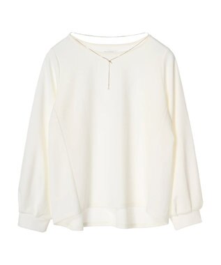 Green Parks ＳＥＴ２点　ネックレス＋プルオーバー Off White