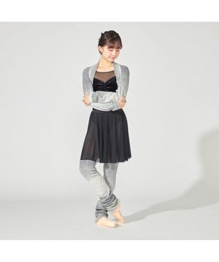 Chacott ニットアームカバー グレーグラデーション