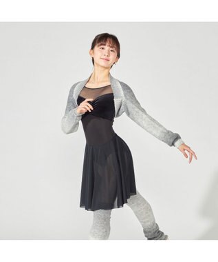 Chacott ニットアームカバー グレーグラデーション