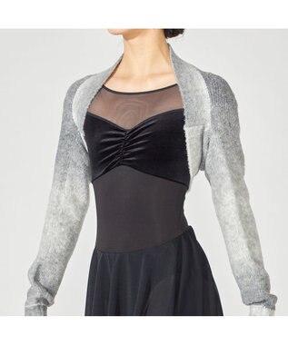 Chacott ニットアームカバー グレーグラデーション