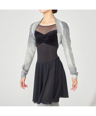 Chacott ニットアームカバー グレーグラデーション