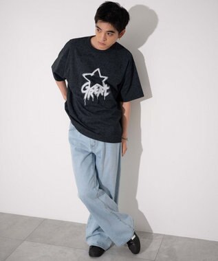 WEGO 【ユニセックス着用ITEM】スノーダイグラフィックT ブラックその他