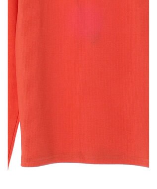 earth music&ecology テレコリブメローハイネックインナー Pink Orange