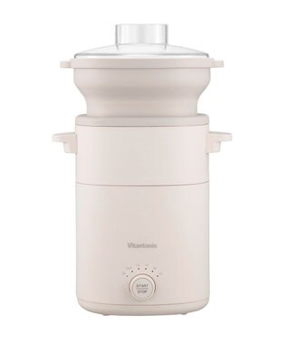 YAMATO テーブル＆キッチン フードスチーマー　プラス / VFS-20-I アイボリー