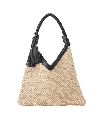 AMERICAN HOLIC 【2点SET】巾着付トライアングルミニトートバッグ Beige