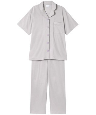 une nana cool 綿混エア天竺 半袖パジャマ GY