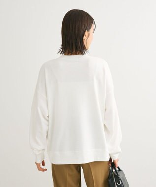 Green Parks アソートロゴミニ裏毛プルオーバー Off White