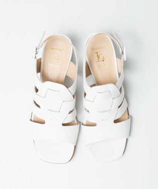 BONTRE 【LucaGrossi/ルカグロッシ】グルカ風ベルトサンダル ホワイト