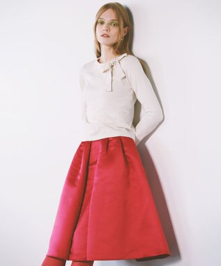 TOCCA 【洗える】CRYSTAL RIVER スカート オールドローズ系