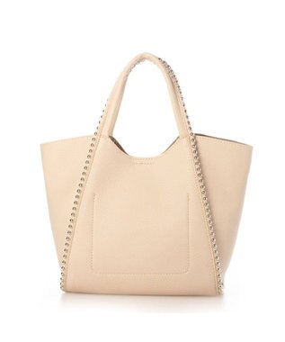 UNBILLION 【テレビ ドラマ着用アイテム】カシュカシュ cachecache / ボールチェーン2wayミニトートバッグ アイボリー