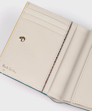Paul Smith カラードエッジ がま口 2つ折り財布 レッド