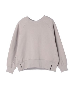 AMERICAN HOLIC バックＶラグランスウェット Gray Beige