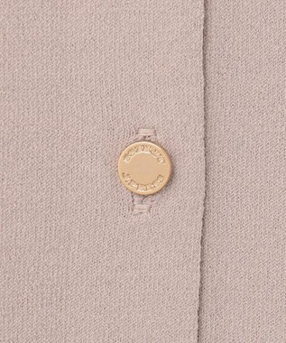 J.PRESS LADIES 【洗える】レーヨンエリートストレッチ クルーネック カーディガン ベージュ系