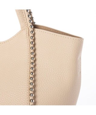 UNBILLION 【テレビ ドラマ着用アイテム】カシュカシュ cachecache / ボールチェーン2wayミニトートバッグ アイボリー