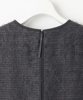 自由区 L 【カタログ掲載】ループカットジャカード ワンピース スレート