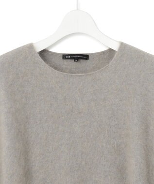 23区 L 【Oggi10月号掲載/洗える】カシミヤミックスファー ニット モカグレー