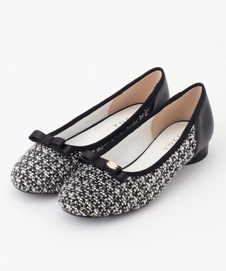 TOCCA RIBBON BALLET FLATSHOES フラットシューズ ブラック系