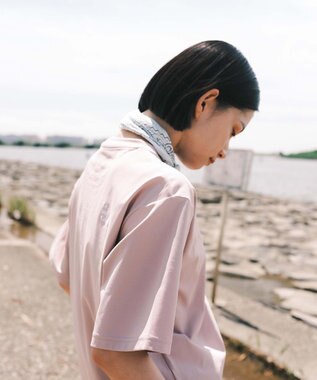 SHARE PARK LADIES 【UVカット・吸水速乾・ストレッチ・軽量 】ロゴポケットTシャツ（S・Mサイズ） ピンク系