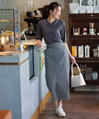 ANY SIS 雑材コンビハンドルバッグ アイボリー