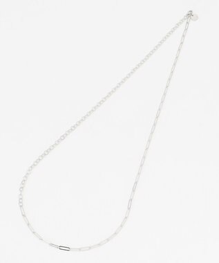 J.PRESS LADIES チェーンコンビ ネックレス シルバー系