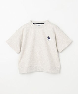 J.PRESS KIDS 【100-130cm】バックブル ミニ裏毛 半袖トレーナー アイボリー系
