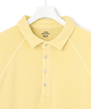 J.PRESS YORK STREET 【UNISEX】ラガータイプラグラン 裏毛トレーナー イエロー系