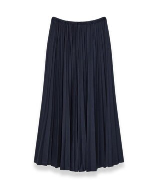 JOSEPH 【洗える】コットンプリッセ　スカート Navy