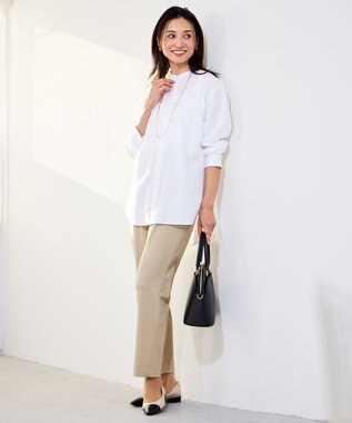 自由区 【洗える】SOMELOSテンセルバンドカラー シャツ オフ